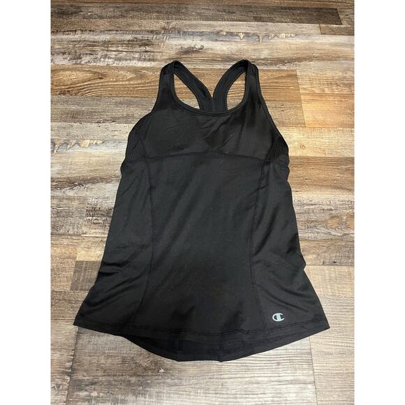 Champion Tops - Champion Black keyhole back activewear tank
